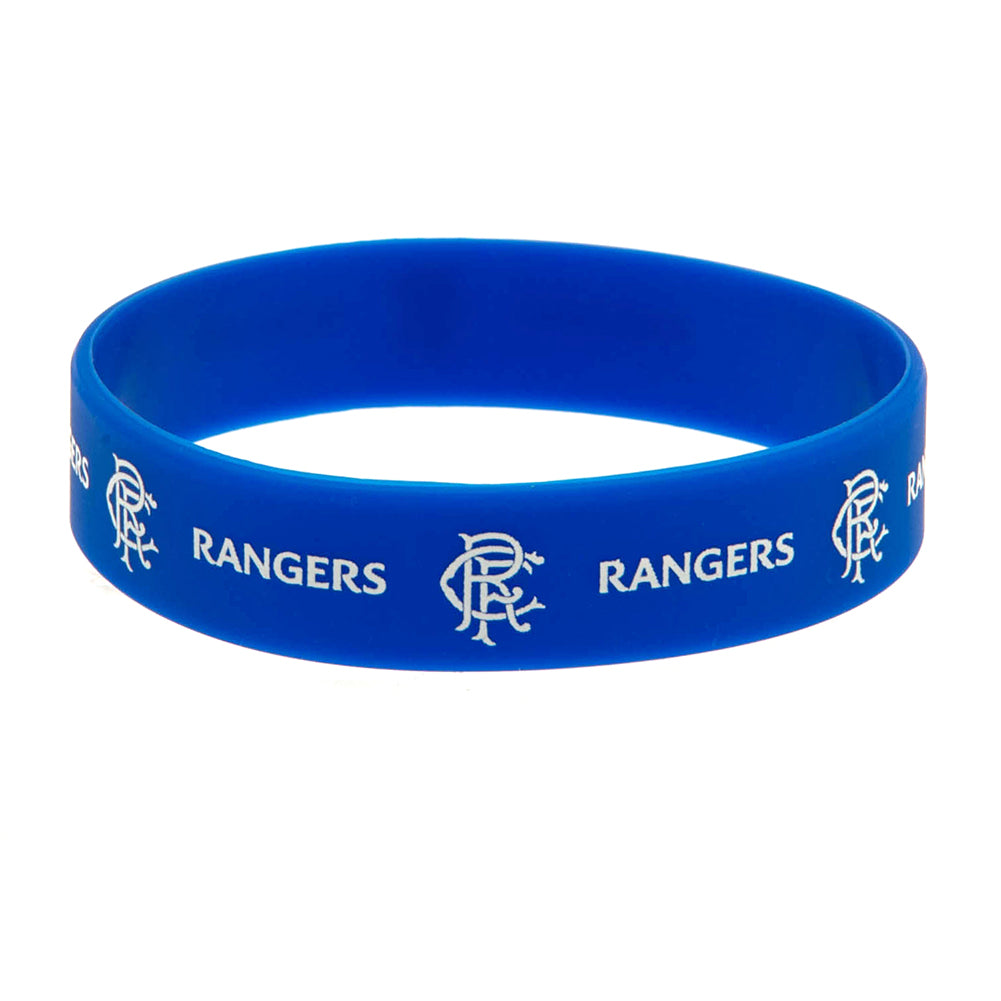 Rangers FC Royal Blue Silicone Wristband - Accessories at Gift Moments