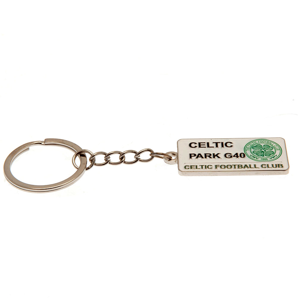 Celtic FC Keyring SS - Street Sign Design - Keyrings at Gift Moments