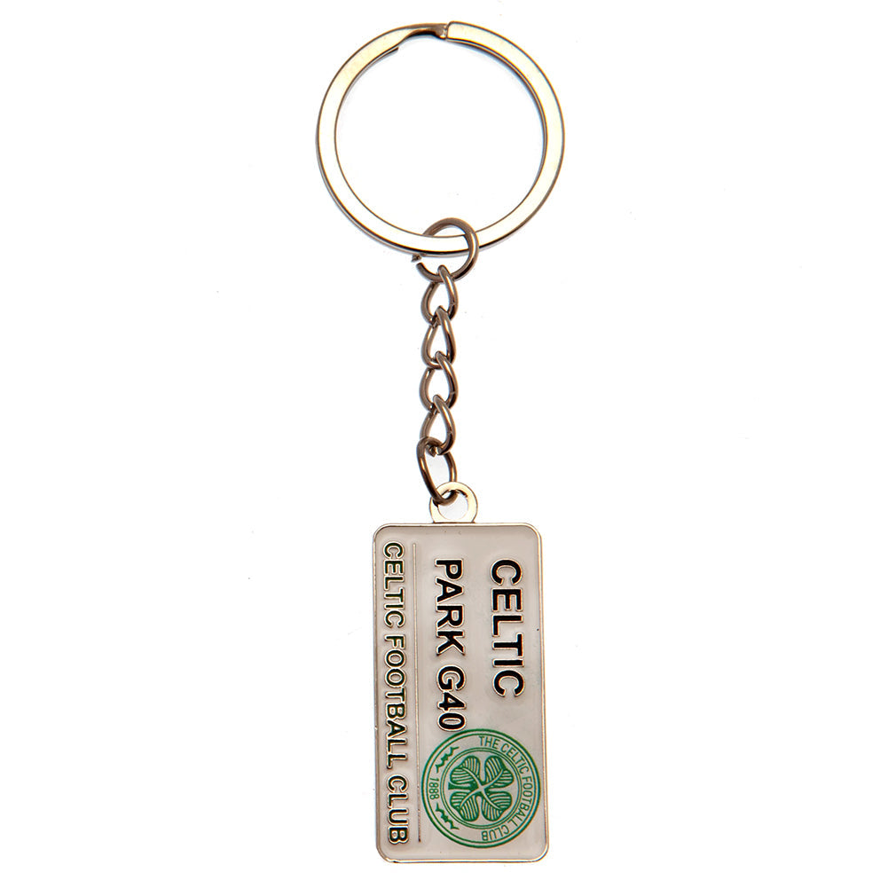 Celtic FC Keyring SS - Street Sign Design - Keyrings at Gift Moments