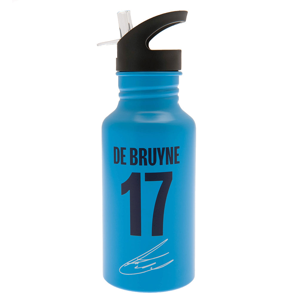 Manchester City FC De Bruyne Aluminium Bottle - Water Bottles at Gift Moments