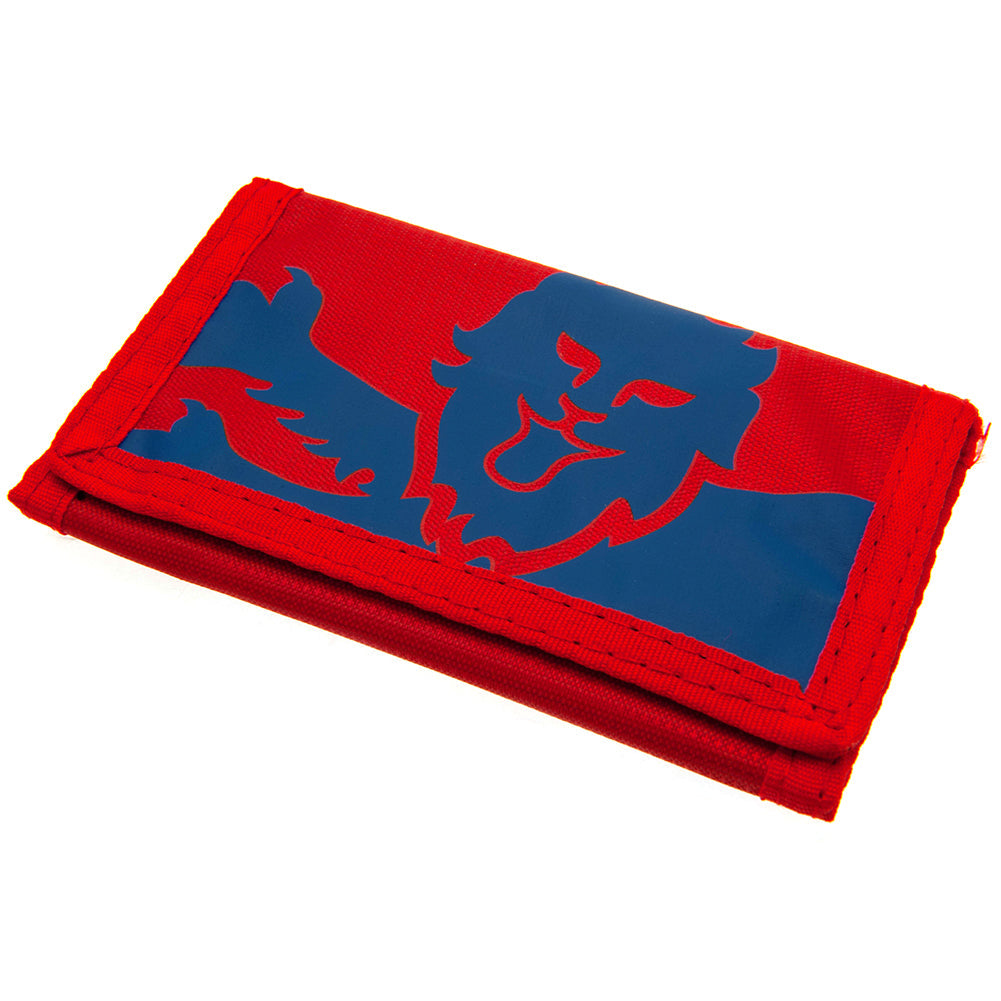 England FA Nylon Wallet - Red with England Lion Crest - Wallets at Gift Moments