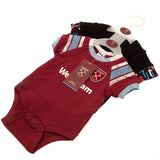 West Ham United FC 2 Pack Bodysuit 12-18 Mths ST - Baby Clothing at Gift Moments