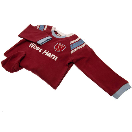 West Ham United FC Sleepsuit 6-9 Months - Baby Clothing at Gift Moments