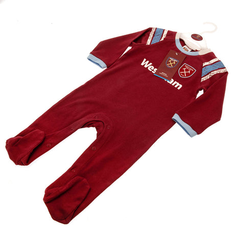 West Ham United FC Sleepsuit 6-9 Months - Baby Clothing at Gift Moments