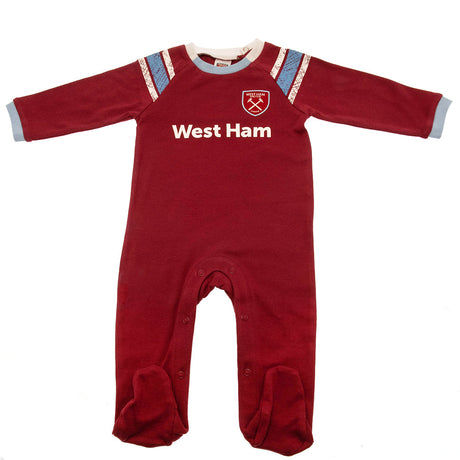 West Ham United FC Sleepsuit 6-9 Months - Baby Clothing at Gift Moments