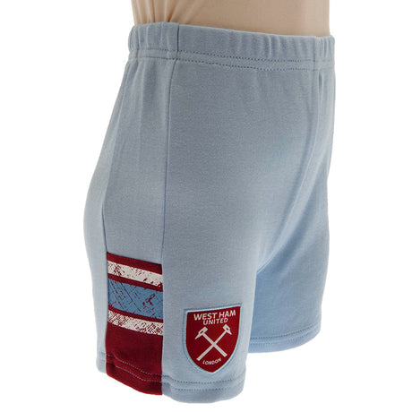 West Ham United FC Shirt & Short Set 3-6 Mths ST - Baby Clothing at Gift Moments