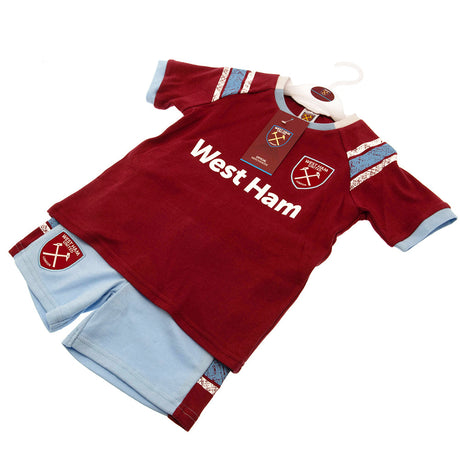 West Ham United FC Shirt & Short Set 3-6 Mths ST - Baby Clothing at Gift Moments