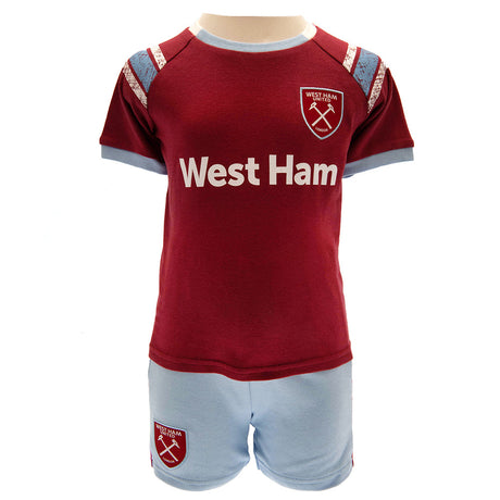 West Ham United FC Shirt & Short Set 3-6 Mths ST - Baby Clothing at Gift Moments