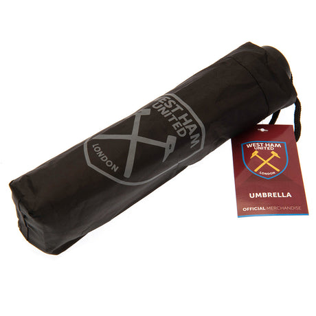 West Ham United FC Compact Umbrella - Accessories at Gift Moments