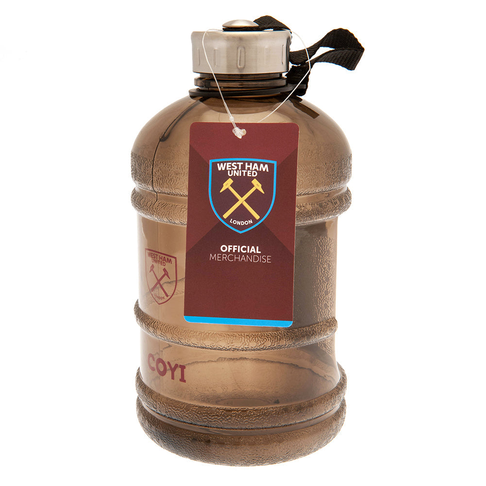 West Ham United FC Barrel Water Bottle - Water Bottles at Gift Moments