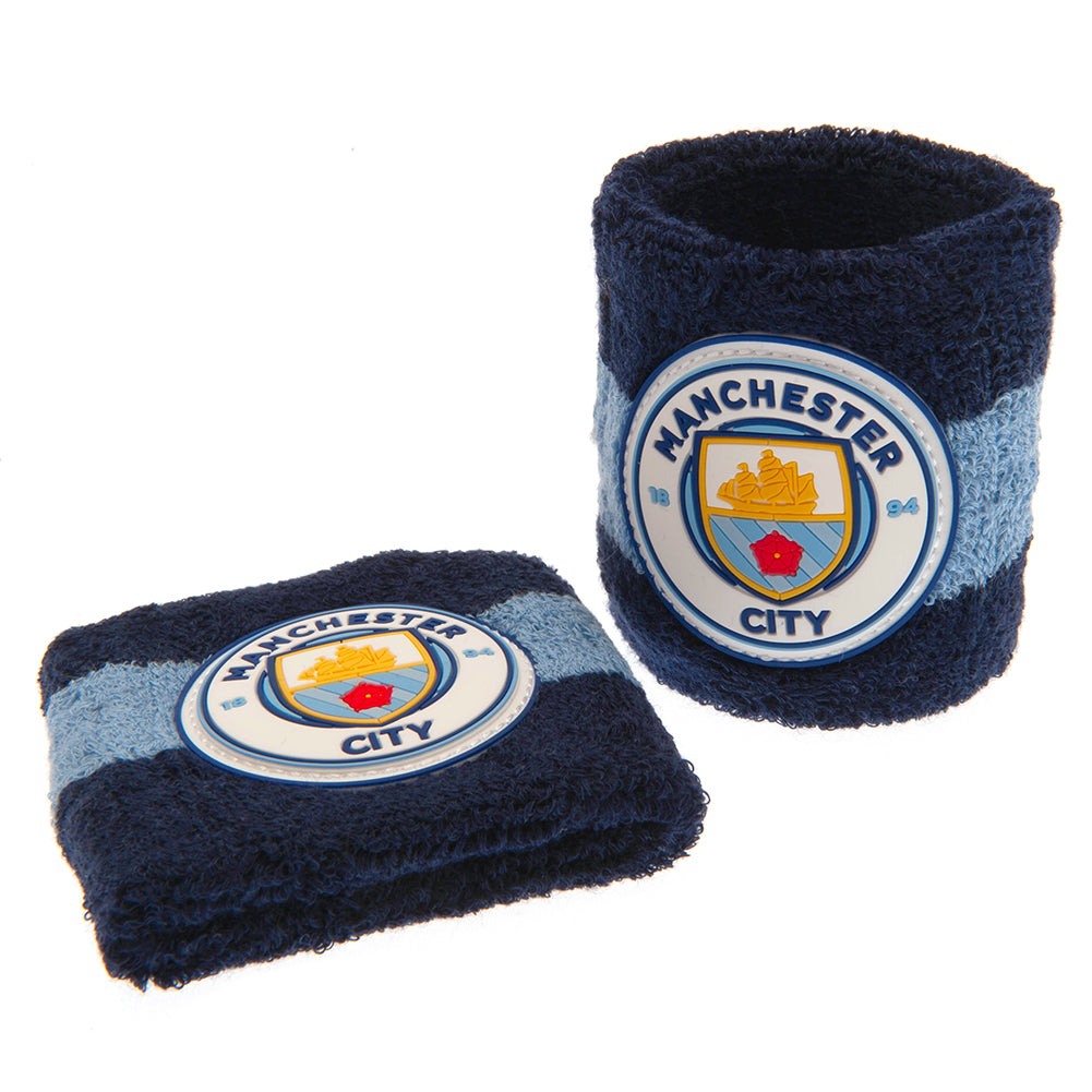 Manchester City FC Wristbands - Pack of 2 - at Gift Moments