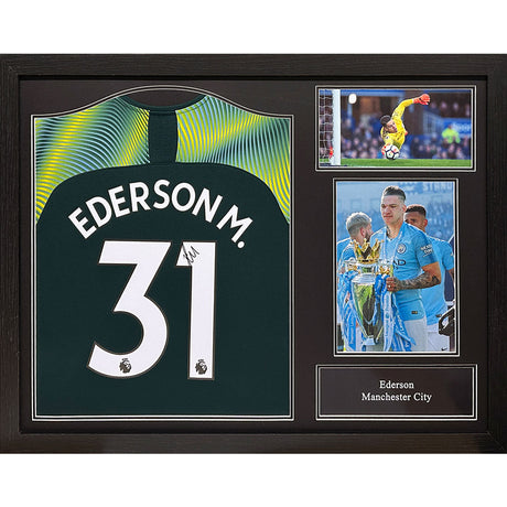 Everton FC Ferguson Signed Shirt (Framed) - Signed Memorabilia at Gift Moments