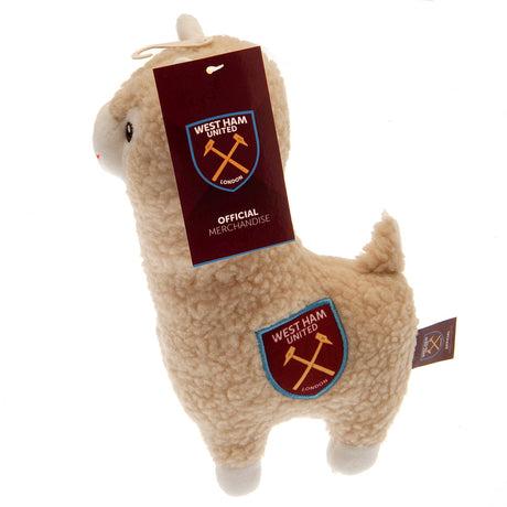 West Ham United FC Plush Llama - Teddy Bears & Soft Toys at Gift Moments