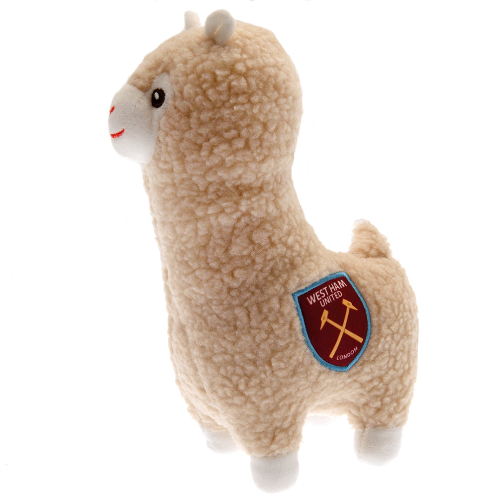 West Ham United FC Plush Llama - Teddy Bears & Soft Toys at Gift Moments