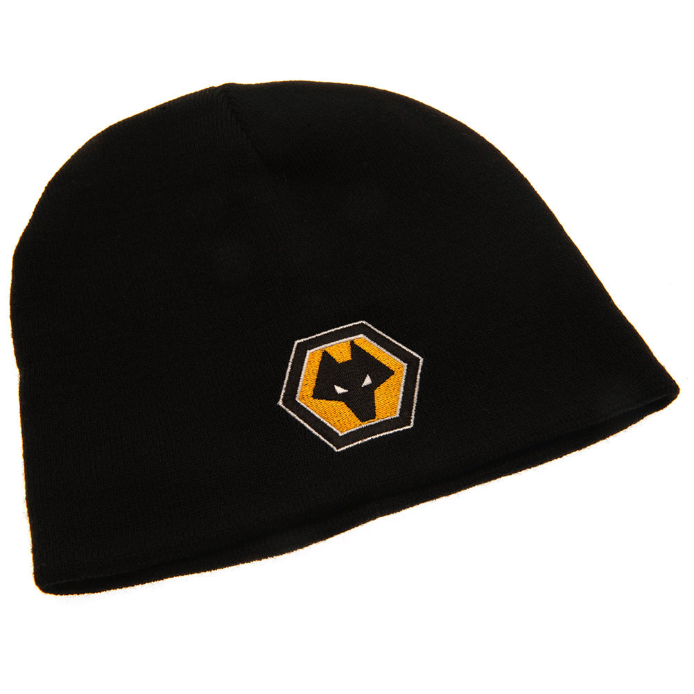 Wolverhampton Wanderers FC Black Beanie Hat - Caps & Hats at Gift Moments