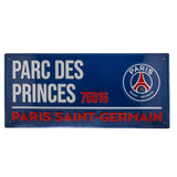 Paris Saint Germain FC Metal Wall Sign: 1 - Signs & Plaques By Paris Saint Germain