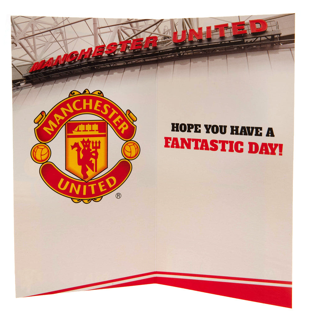 Manchester United FC Birthday Card No 1 Fan - Greeting Cards at Gift Moments