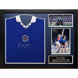 Leicester City FC 1978 Lineker Signed Shirt (Framed) - Signed Memorabilia at Gift Moments