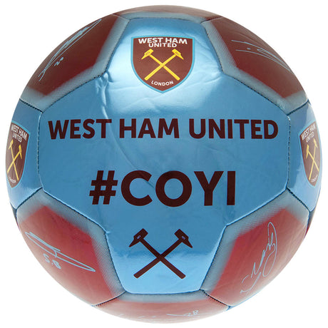 West Ham United FC Sig 26 Football - Balls at Gift Moments