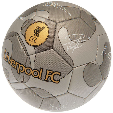 Liverpool FC Camo Sig Football - Size 5 Metallic - Balls at Gift Moments