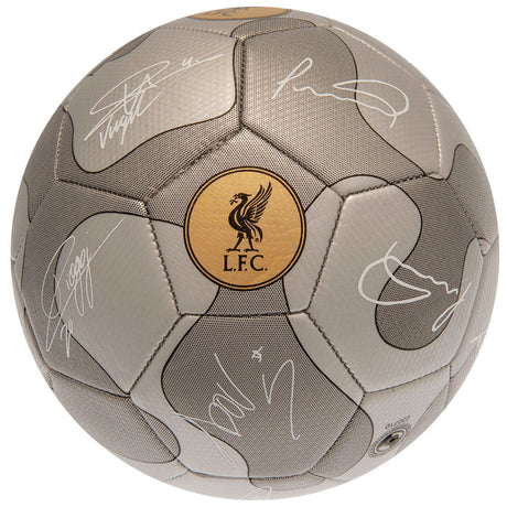 Liverpool FC Camo Sig Football - Size 5 Metallic - Balls at Gift Moments