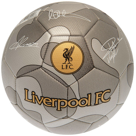 Liverpool FC Camo Sig Football - Size 5 Metallic - Balls at Gift Moments