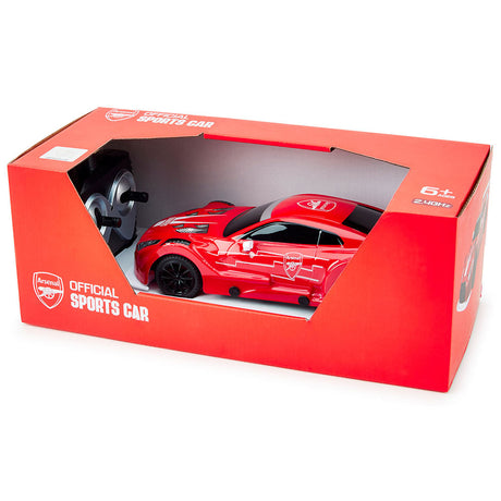 Arsenal FC Radio Control Sportscar 1:24 Scale - Toys at Gift Moments