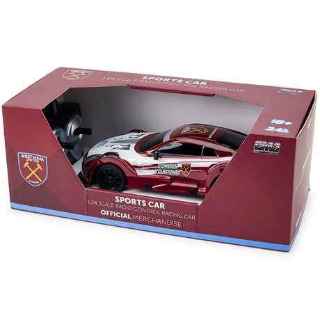 West Ham United FC Radio Control Sportscar 1:24 Scale - Toys at Gift Moments