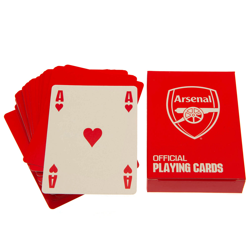 Arsenal FC Executive Playing Cards - Puzzles & Games at Gift Moments