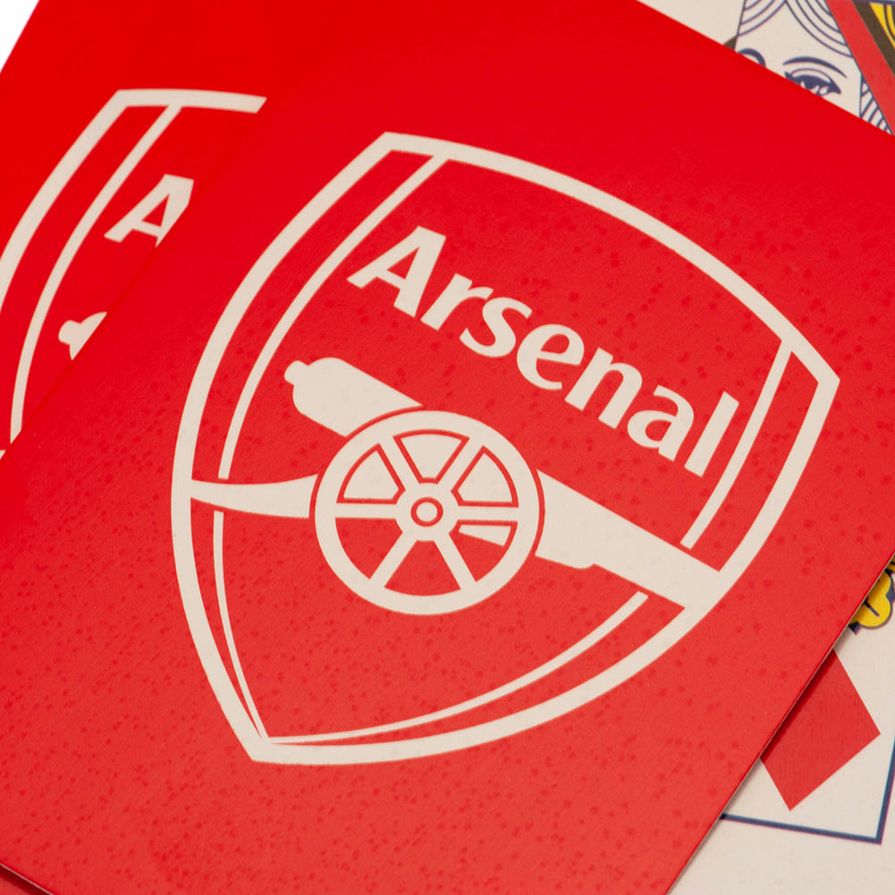 Arsenal FC Executive Playing Cards - Puzzles & Games at Gift Moments