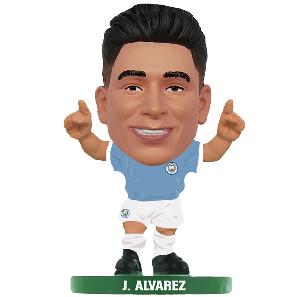 Manchester City FC SoccerStarz Alvarez Collectable Figure - SoccerStarz at Gift Moments