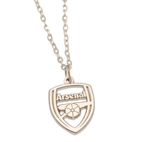 Arsenal FC Silver Plated Boxed Pendant CR - Necklaces at Gift Moments