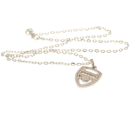 Arsenal FC Silver Plated Boxed Pendant CR - Necklaces at Gift Moments