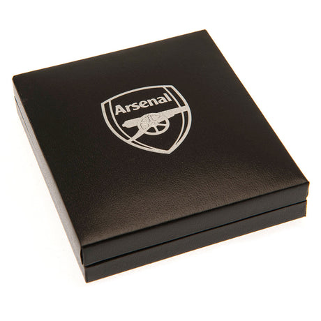 Arsenal FC Silver Plated Boxed Pendant CR - Necklaces at Gift Moments