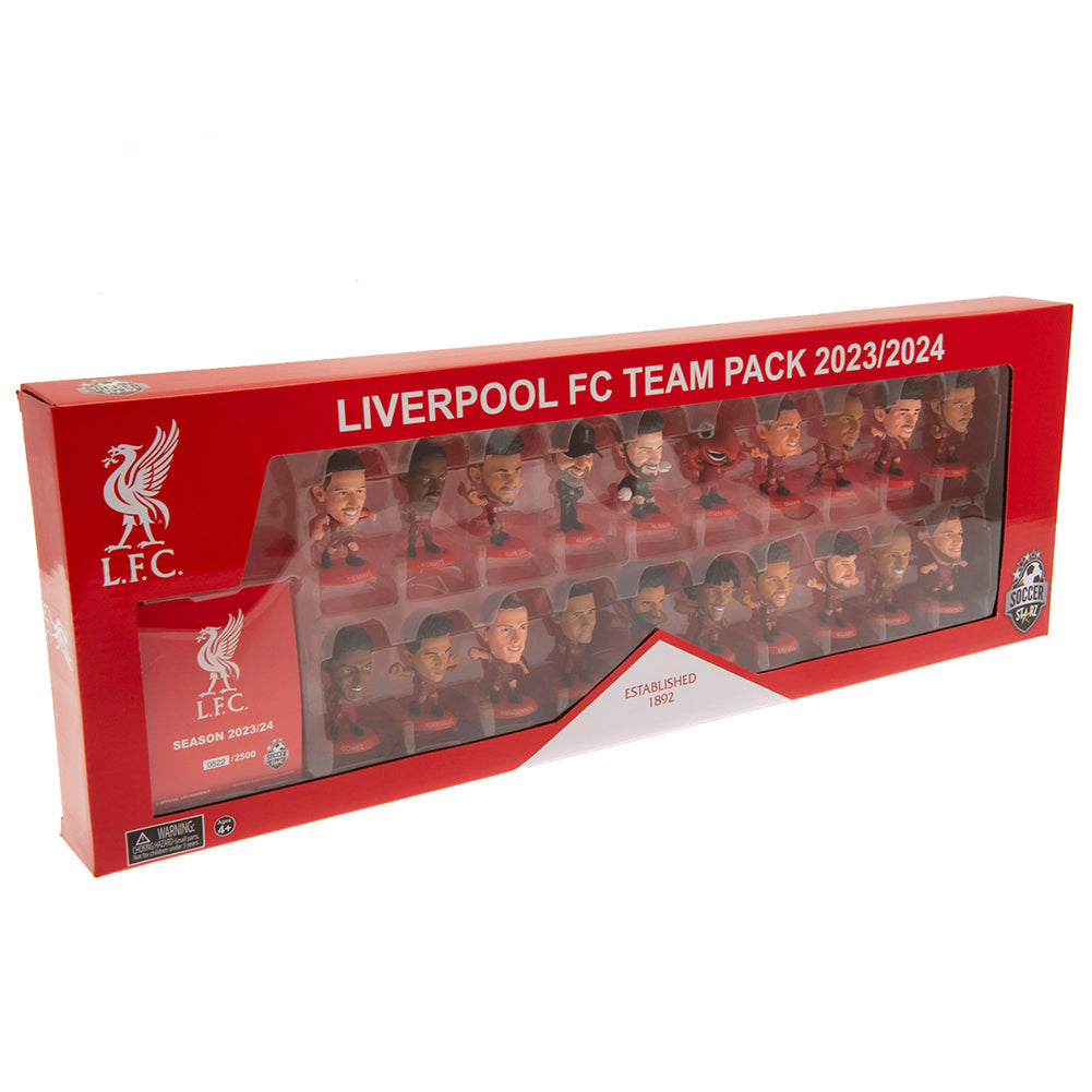 Liverpool FC SoccerStarz 20 Player 2023 Team Pack - SoccerStarz at Gift Moments