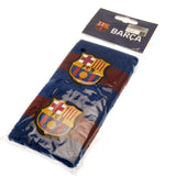 FC Barcelona Wristbands - Pack of 2 Soft Cotton Sweatbands - at Gift Moments