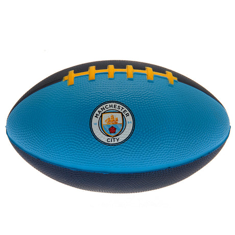 Manchester City FC Mini Foam American Football - Balls at Gift Moments