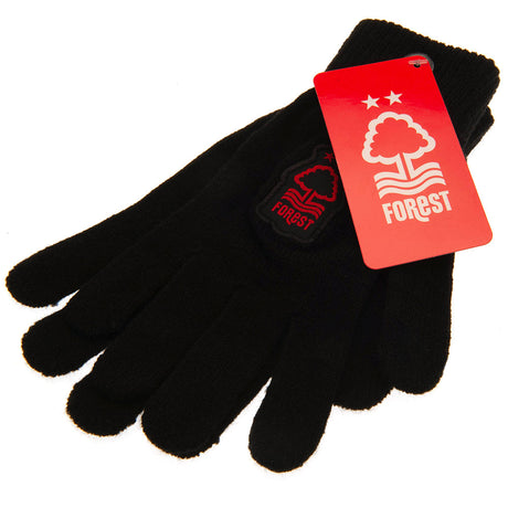 Nottingham Forest FC Knitted Gloves Junior - Gloves at Gift Moments