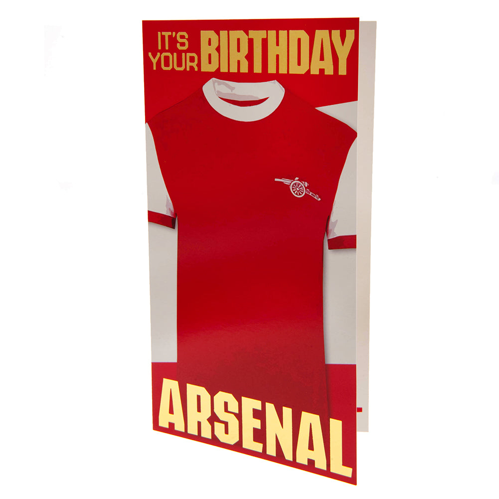 Arsenal FC Retro Birthday Card - Greeting Cards at Gift Moments