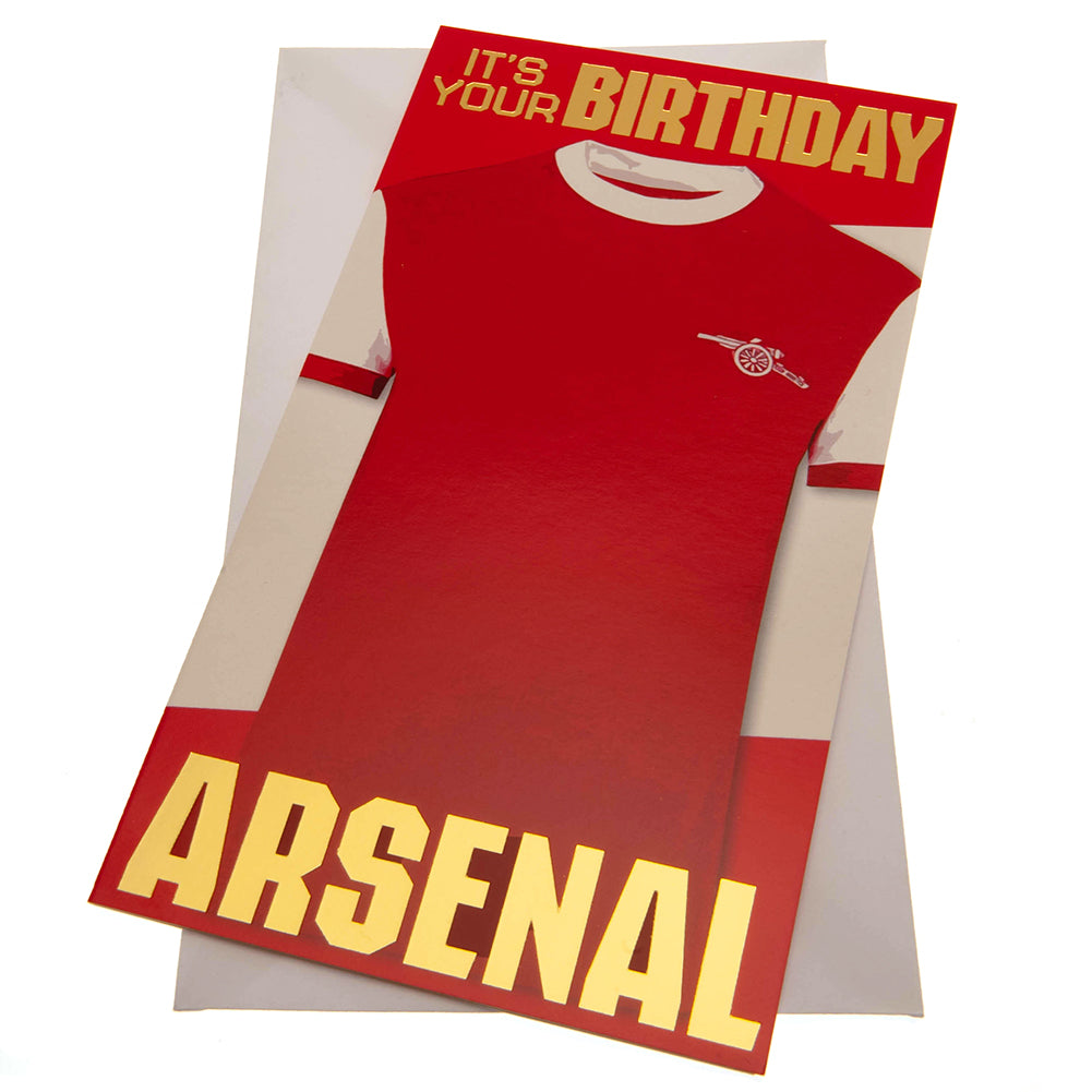 Arsenal FC Retro Birthday Card - Greeting Cards at Gift Moments