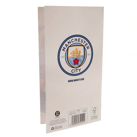 Manchester City FC Retro Birthday Card - Greeting Cards at Gift Moments