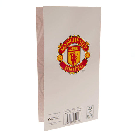 Manchester United FC Retro Birthday Card - Greeting Cards at Gift Moments