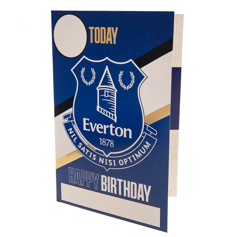 Everton FC Birthday Card With Stickers - Greeting Cards at Gift Moments