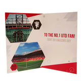 Manchester United FC Birthday Card With Stickers - Greeting Cards at Gift Moments