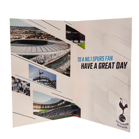 Tottenham Hotspur FC Birthday Card With Stickers - Greeting Cards at Gift Moments