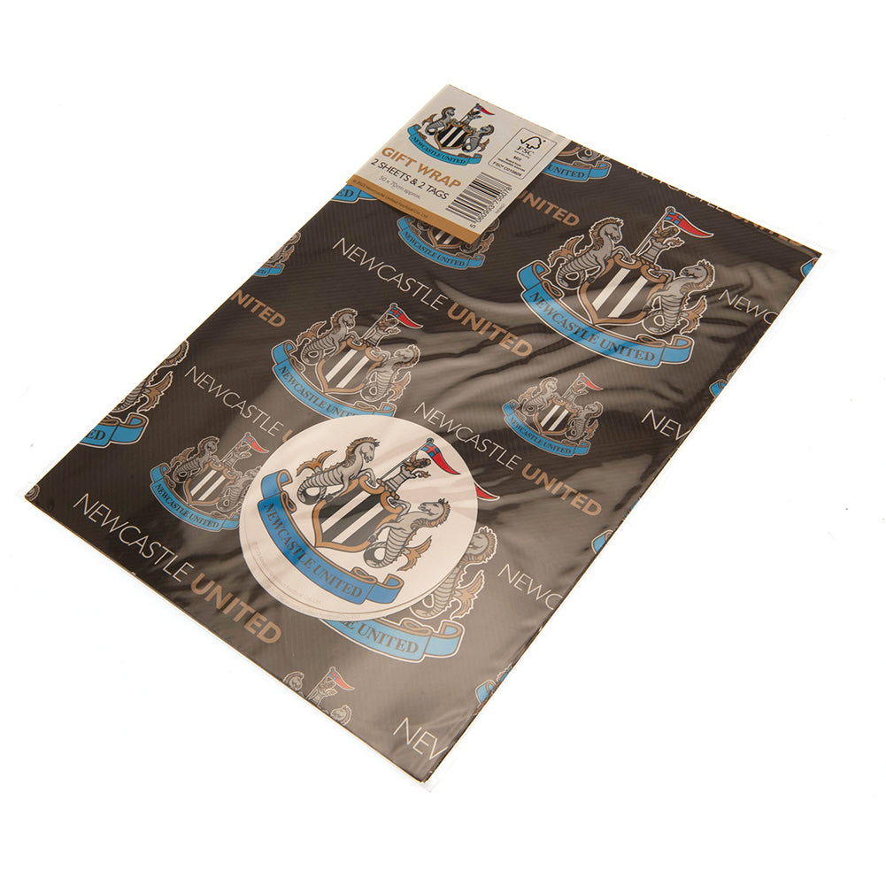 Newcastle United FC Gift Wrap Set - Gift Wrap & Bags at Gift Moments