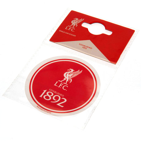 Liverpool FC Single Car Sticker - Car Accessories at Gift Moments