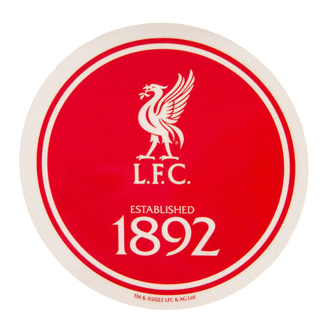 Liverpool FC Single Car Sticker - Car Accessories at Gift Moments