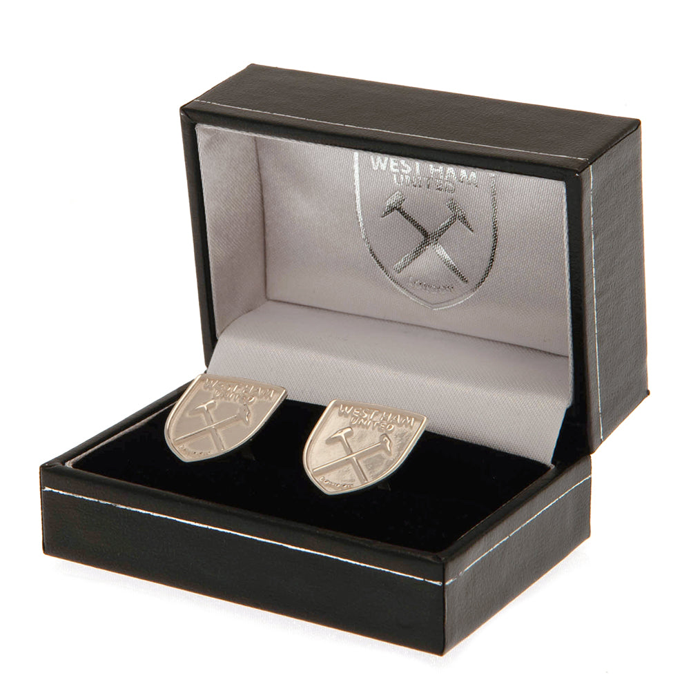 West Ham United FC Sterling Silver Cufflinks - Cufflinks & Tie Slides at Gift Moments