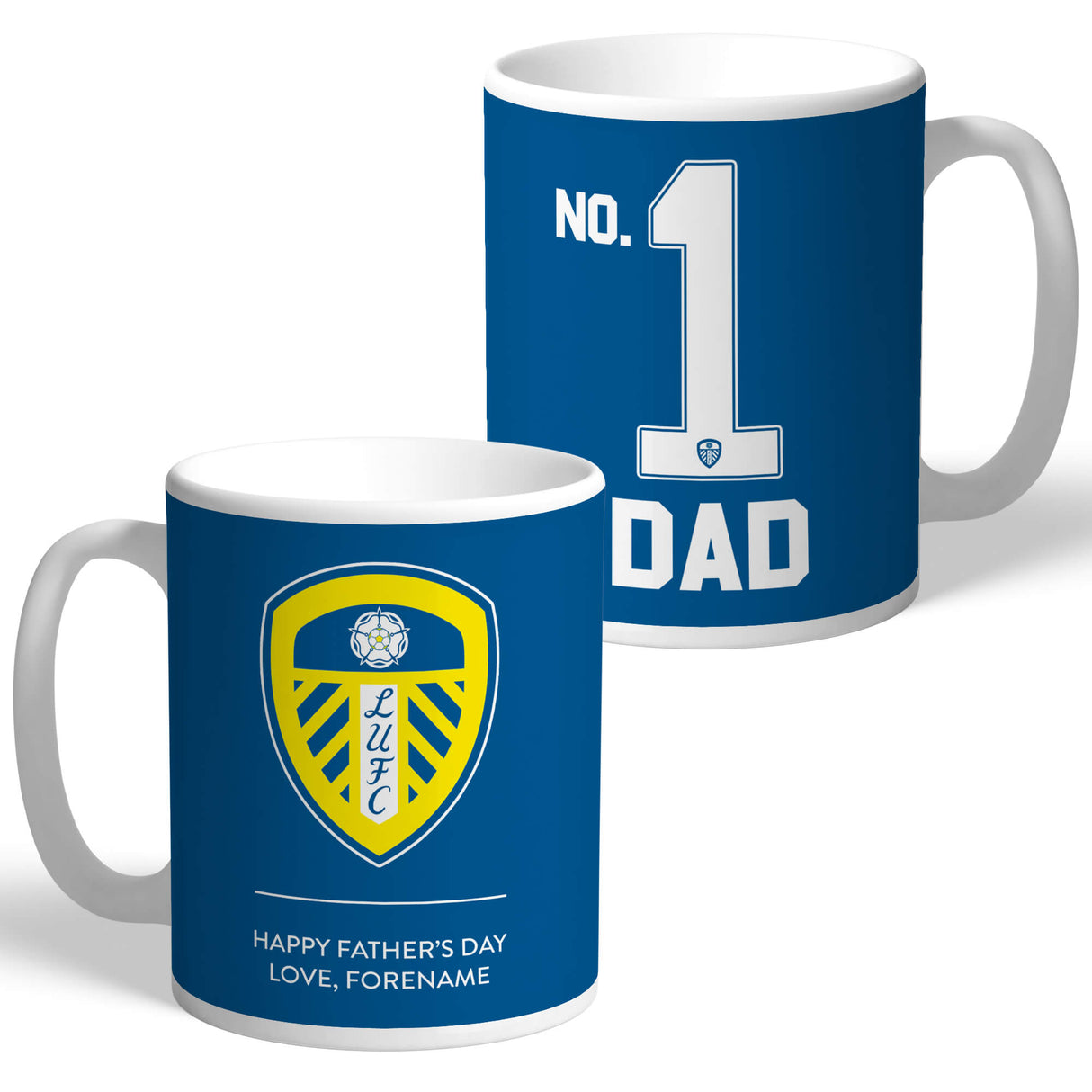 Personalised Leeds United FC Father's Day Mug - Mugs at Gift Moments